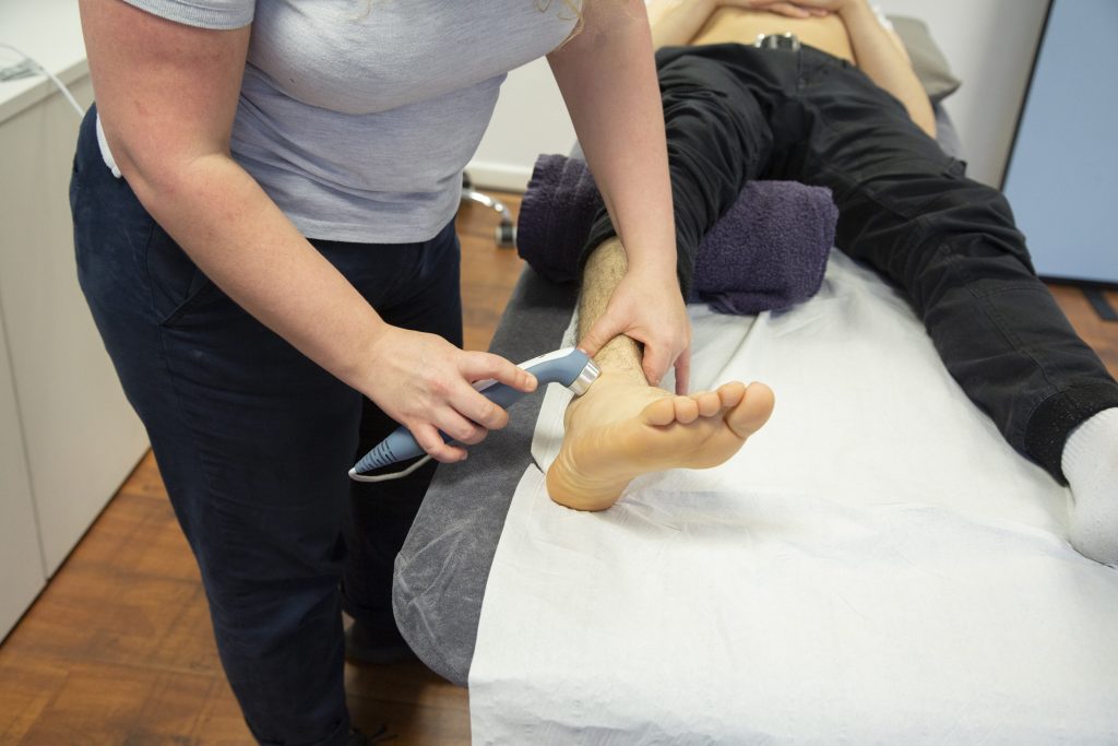 Physio in Enfield Treating ankle sprian