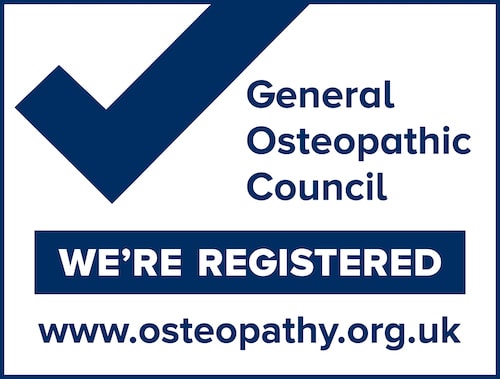 Your Enfield Osteopath is Registered with the General Osteopathic Council 